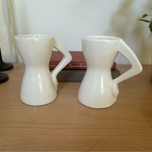 Vintage Pair of 1970’s “Pick Me Up" Mugs Designed for MBT Broth